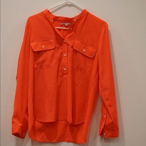 GAP - Neon Orange/Pink blouse - S